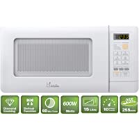 Bkitchen Mini 200 - Microondas compacto con función de descongelar y Diamond Cavity para un calentamiento uniforme…